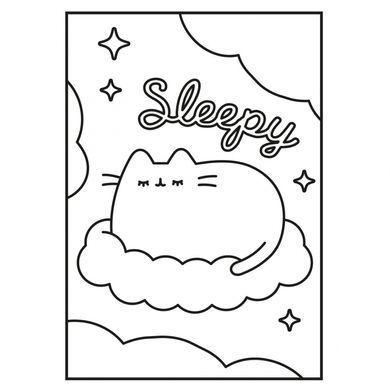 Раскраска А4 Yes 6л. с наклейками и заданиями Pusheen 743223