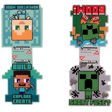 Закладки для книг магнітні YES Minecraft friends 2шт. 708102