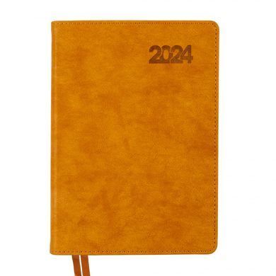 Ежедневник 2024 Leo Planner А5 Case 25242*, Горчичный