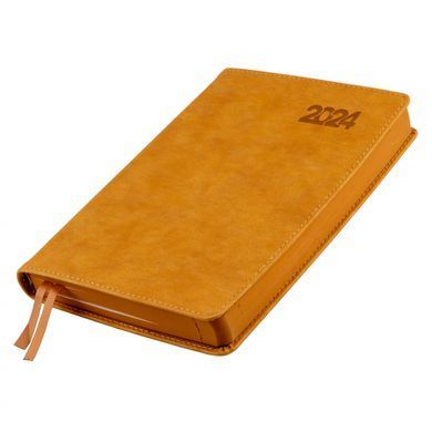 Ежедневник 2024 Leo Planner А5 Case 25242*, Горчичный