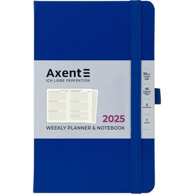 Щотижневик датований Axent на 2025 рік Partner Strong 8505-25-**-A - Синій
