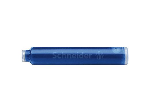 Балончики чорнильні SCHNEIDER 6шт. S6601/6603/6608, Синий