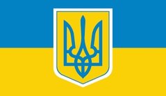 Прапор України 14см*21см ткань MT9000/1015-1421