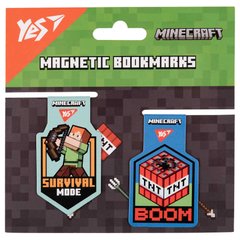 Закладки для книг магнитные Yes Minecraft Steve 2шт 708103