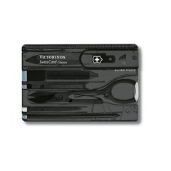 Victorinox SWISSCARD 82мм 10предм чорн. прозор. + ножн. + ручка Vx07133.T3