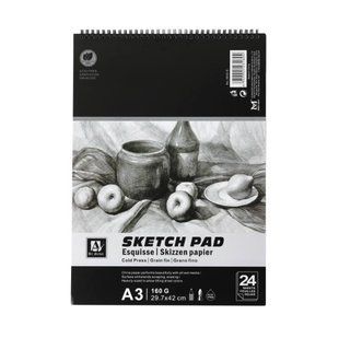 Альбом для ескізів скетчбук А3 24арк 160г/м2 Art Nation SketchPad на спіралі 6002-S