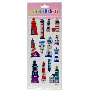 Наліпки дитячі ООПТ 28*10см MocMoc Маяки SD-C004