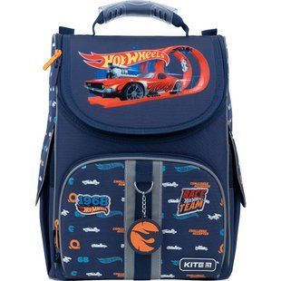 Рюкзак Kite школьный каркасный мод 501 Hot Wheels HW22-501S, Синий