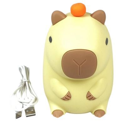 Ночник детский силиконовый Капибара (зарядка от USB) меняет цвета №303/003