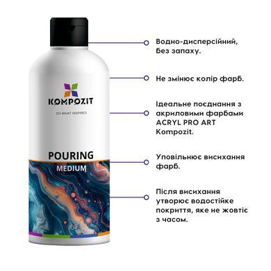 Медиум для акрила Art Kompozit 500мл Pouring Medium 746312