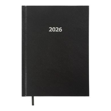 Ежедневник 2026 Buromax A5 Strong BM.2129, Черный