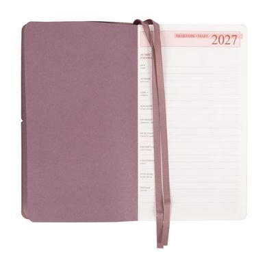 Щоденник 2027 12*20см Leo Planner Glory м'який GL25271*, Коричневий