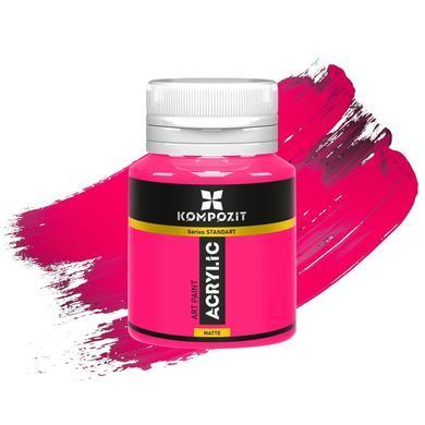 Краска акриловая Art Kompozit 20мл Standart 525***, Белый