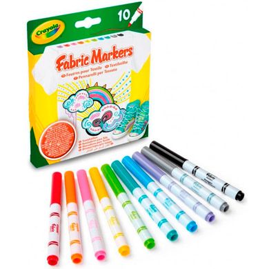 Фломастери 10кол. CRAYOLA для тканин 58-8633