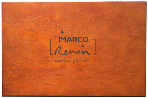 Карандаши цветные 72цв. Marco Renoir Fine Art в деревянном пенале 72WB
