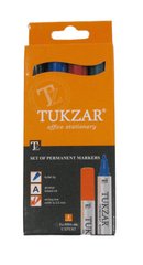 Перманентні маркери набір TUKZAR 4шт. Tz-5551-4К