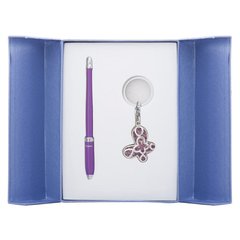 Ручки в наборе Langres Night Moth 1шт+брелок фиолетовый LS.122018-07