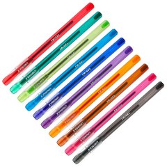 Ручки набір 10кол. Unimax Trigel-2 гель UX-132-20, Синий