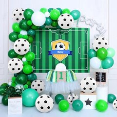Набір святковий ООПТ Happy Birthday Фотозона з повітряними кульками Футбол T-8627