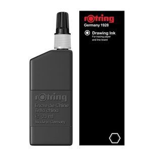 Чернила Rotring для изографа 23мл Черные R591017