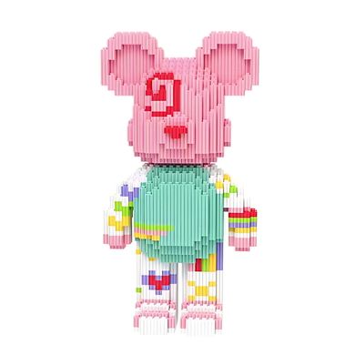 Конструктор 3D Magic Blocks Мишка Bearbrick 1380 деталь, кор.33*24,5*5см №8109