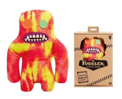 Игрушка фигурка Фуглер 23см Fuggler мягкая 15702В Саскуш желто-красный, в крафт коробке