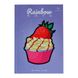 Блокнот А5 48арк. 4profiplan Artbook Rainbow Cake чистий лист, асорті 901***