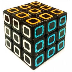 Іграшка Кубік Рубіка 3х3, 5,6*5,6см чорний, кольоровий контур 8814/7kub