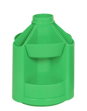 Підставка канцелярська пластик B23 ECONOMIX ВЕРТУШКА зелена E32209-04