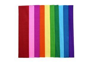 Бумага гофрированная креповая Zibi 55% 50*200см Zibi ZB.1880-**!!!Поштучно 1/10!!!, Синий
