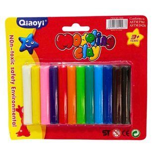 Пластилин 12цв. Modeling Clay 140гр 1003