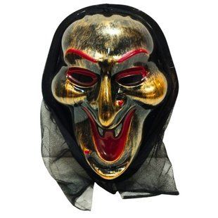 Маска Дьявол карнавальная Хеллоуин (Halloween) B8-3-devil