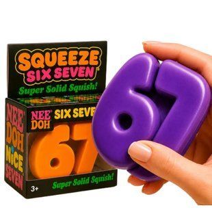 Сквіш антистрес Сквиш Six Seven Squish 7см №67