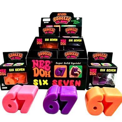 Сквіш антистрес Сквиш Six Seven Squish 7см №67