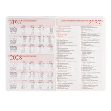 Ежедневник 2027 А5 Leo Planner Aldento мягкий AL25273*, Коричневый темный