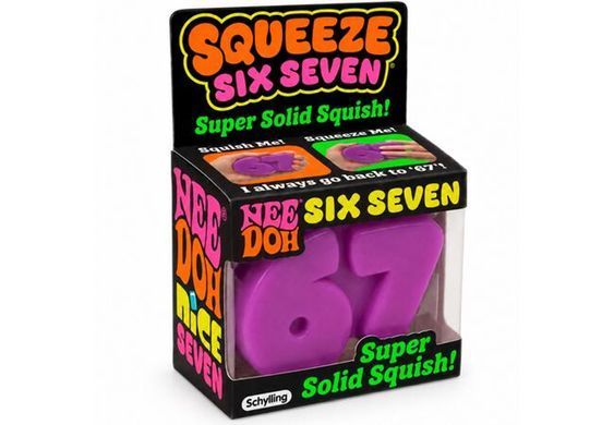 Сквіш антистрес Сквиш Six Seven Squish 7см №67