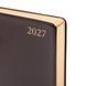 Ежедневник 2027 А5 Leo Planner Aldento мягкий AL25273*, Коричневый темный