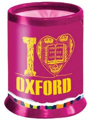 Стакан для ручок 1ВЕРЕСНЯ канц 470388 Oxford рожевий
