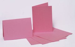 Набір заготовок для листівок 5шт. 10,3*7см №6 блідо рожевий 220г/м Margo 94099005