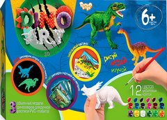 Набір для творчості DankoToys DT DA-01-02 Розпис 3D моделей динозаврів Dino Art
