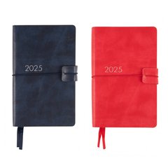 Щоденник 2025 12*20см Leo Planner Glory м'який 25251*, Синий темный