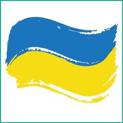 Магнит Патриотический Украина 5*5см Флаг Украины