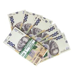 Сувенірні гроші, Прикольний банк, 500 грн, пачка