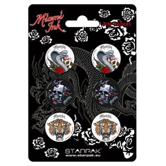 Значок дитячий StarPak Miami Ink !Поштучно! 240225