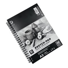 Альбом для ескізів скетчбук А5 24арк 160г/м2 Art Nation SketchPad на спіралі 6005-S