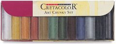 Вугілля для малювання CRETACOLOR набір 12кол Art Chunky Set 49799