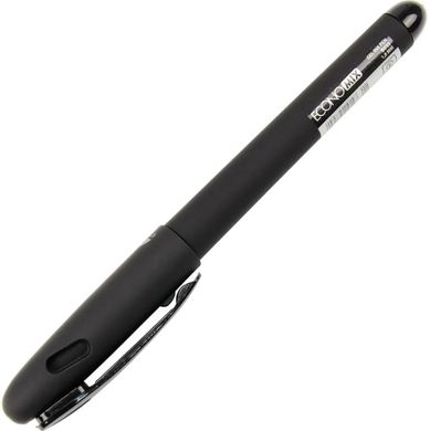 Ручка гелевая Economix Boss 1мм черная E11914-01, Черный