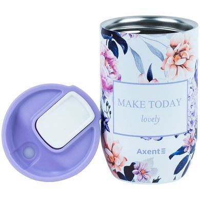 Термокружка Axent 350 мл Violet Whispers 8721-10-A