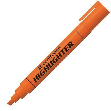 Маркеры текстовые набор 4шт Centropen Fax 8852/4/BL