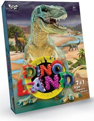 Набор для творчества DankoToys DT DL-01-01U 7в1 Dino Land игры, творчество (укр)